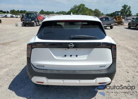 2025 Nissan Kicks Sv z USA, uszkodzony, nr VIN 3N8AP6CB7SL362482